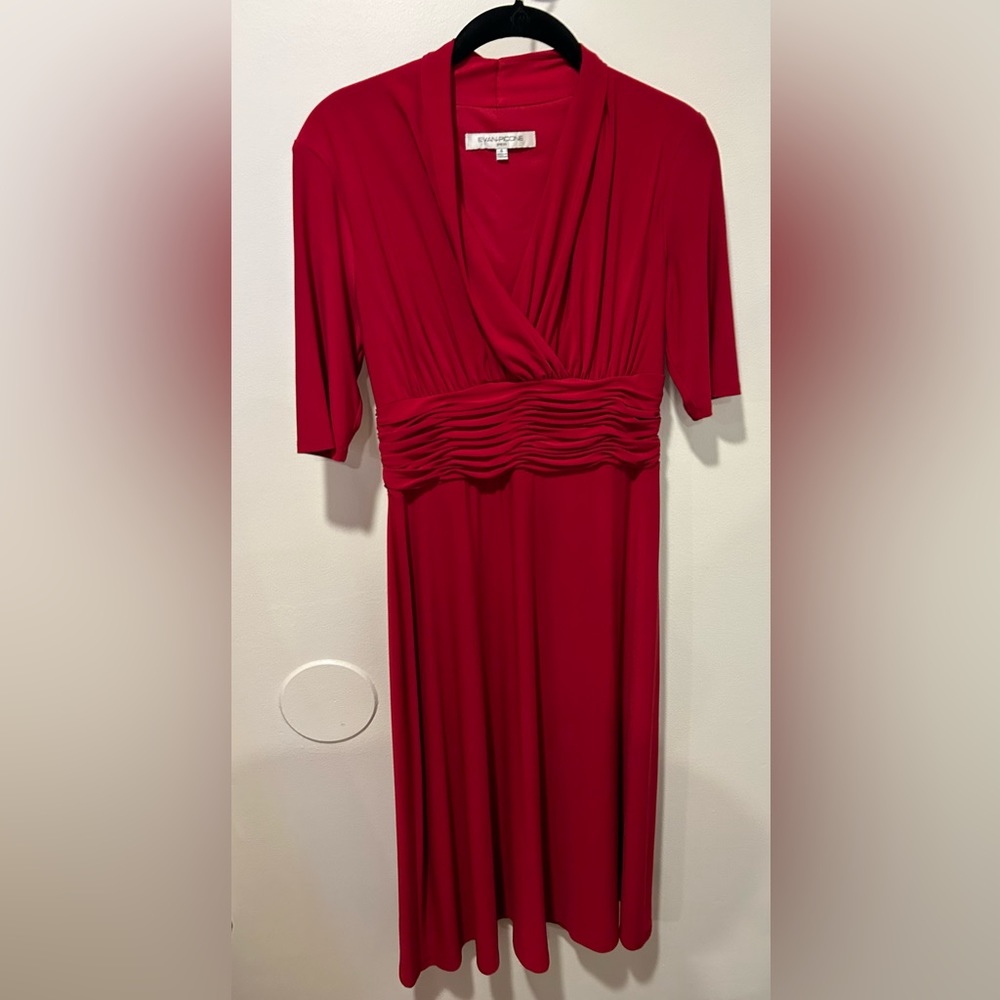 Red Evan Picone Dress